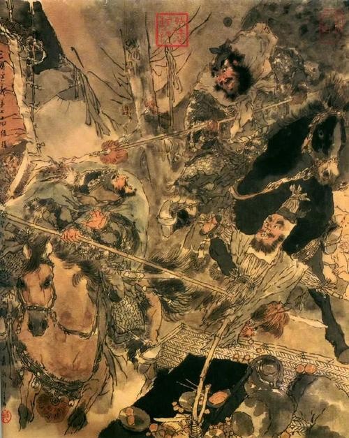 戴敦邦绘三国120图 #070 猛张飞智取瓦口隘 老黄忠计夺天荡山