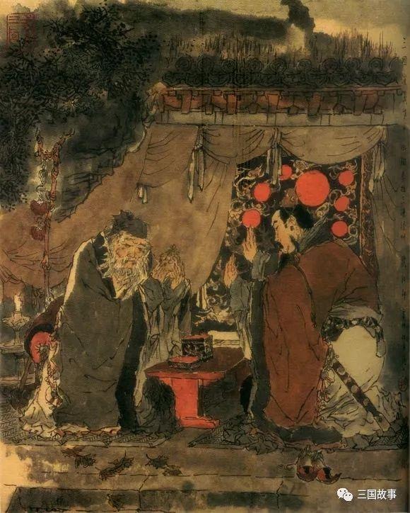 戴敦邦绘三国120图 #012 陶恭祖三让徐州 曹孟德大战吕布